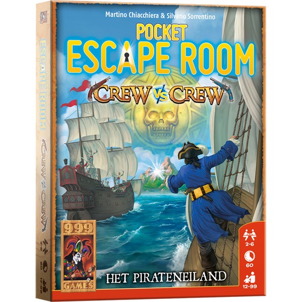 Zijn bekend Schaar Lief 999 Games Pocket Escape Room: Crew vs Crew Kaartspel Nederlands, 2 - 6  spelers, 60 minuten, Vanaf