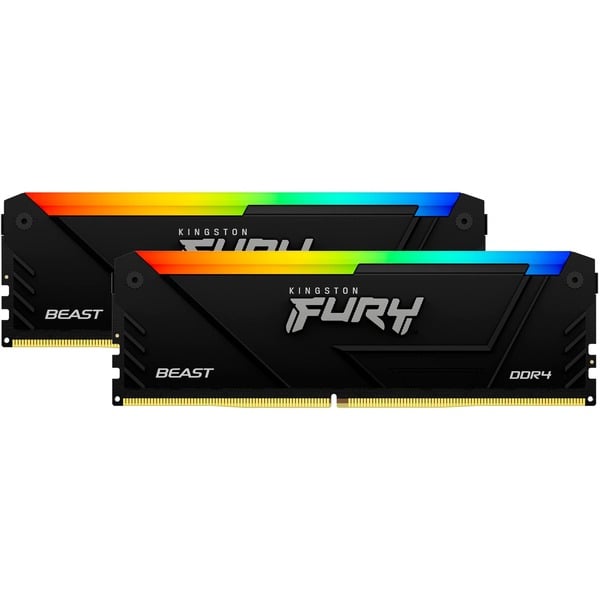 Kingston FURY Beast RGB 16 GB DDR4-3200 (2x 8 GB) werkgeheugen