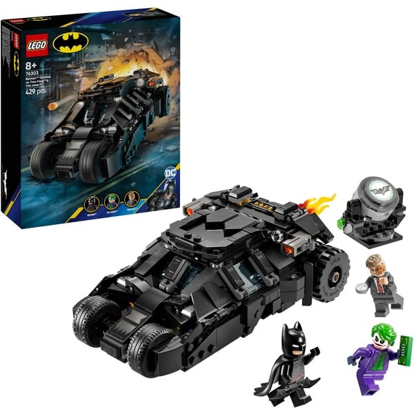 Super Heroes - Batman Tumbler vs. Two-Face en The Joker Constructiespeelgoed