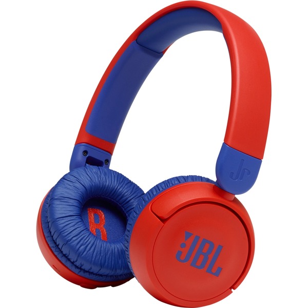 JBL JR310BT draadloze hoofdtelefoon headset Rood/blauw, Bluetooth
