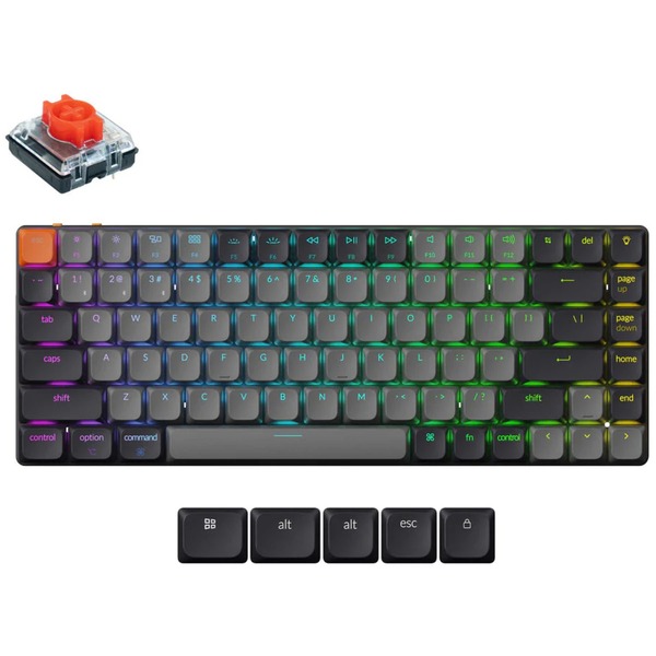 Geekria Harde hoes voor reizen, draagbaar, compatibel met Logitech Wave Keys MK670 Combo/Wave