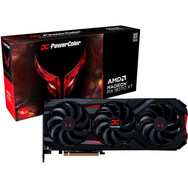 [美品]PowerColor AMD RADEON RX9070 PowerColor Radeon RX 9070 XT Red Devil 16GB OC grafische kaart