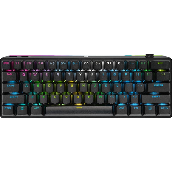 Kinderen Vacature Renovatie Corsair K70 PRO MINI WIRELESS RGB, gaming toetsenbord Zwart, US lay-out,  Cherry MX Red, 60%, PBT double-shot keycap, RGB