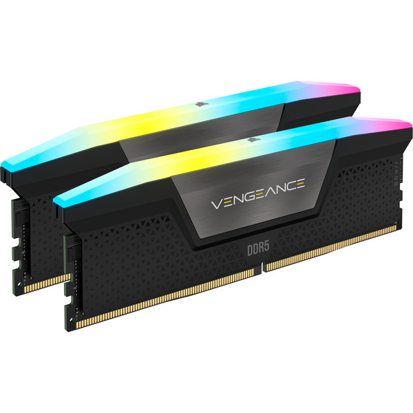 メモリー CORSAIR VENGEANCE DDR5 16GB*2 6000mhz Corsair Vengeance RGB 16 GB DDR5-6000 (2x 8 GB) werkgeheugen Grijs