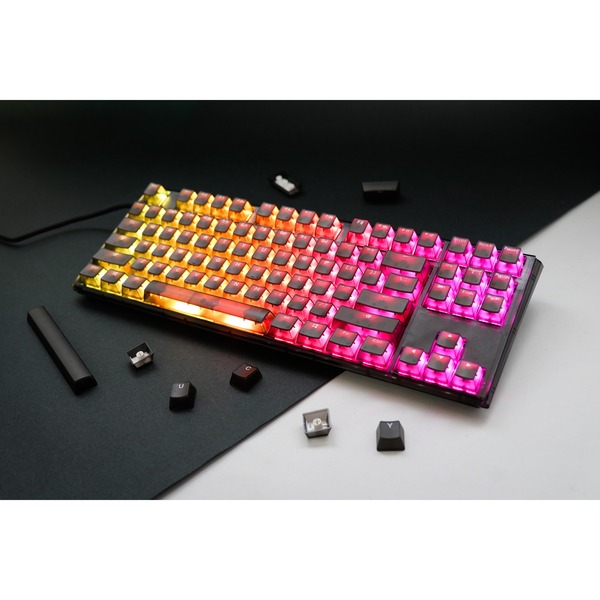 Ducky One 3 TKL Aura, toetsenbord Zwart, US lay-out, Cherry MX Red, ABS ...