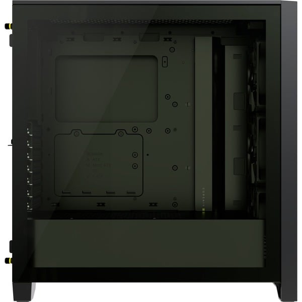 Corsair 4000D RGB AIRFLOW midi tower behuizing Zwart 1x USBA 1x