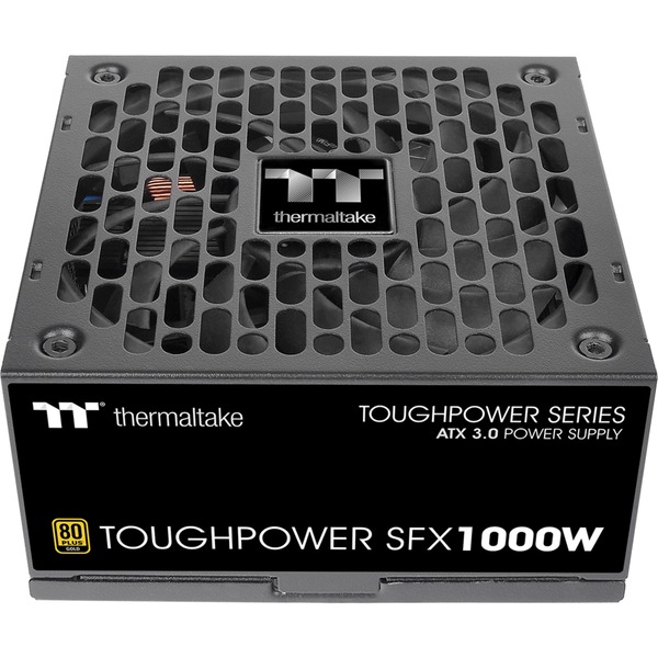 Thermaltake Toughpower SFX, 1000 Watt voeding Zwart, 4x PCIe, Kabelmanagement