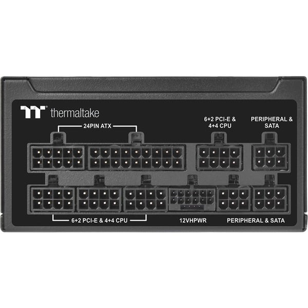 Thermaltake Toughpower SFX, 1000 Watt voeding Zwart, 4x PCIe, Kabelmanagement