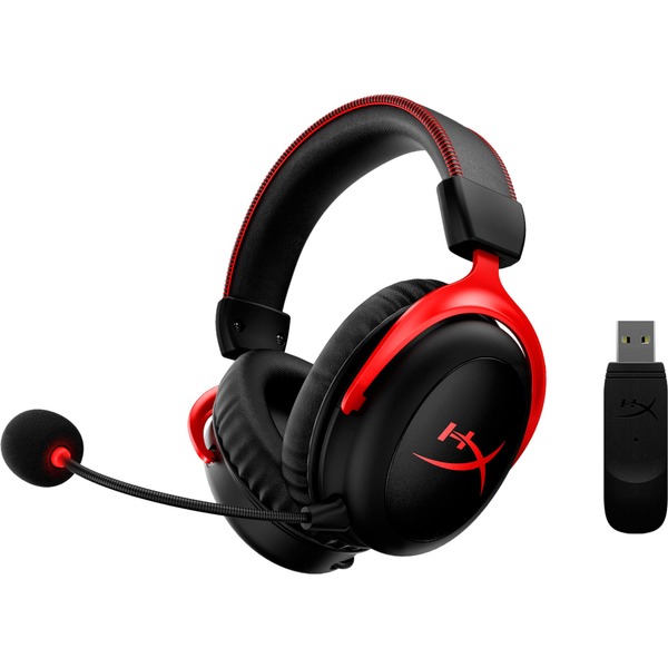 HyperX Cloud II Wireless gaming headset Zwart/rood, Pc, PlayStation 4, Nintendo  Switch