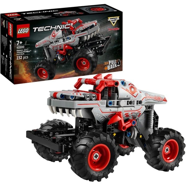Technic - Monster Jam ThunderROARus pull-back Constructiespeelgoed