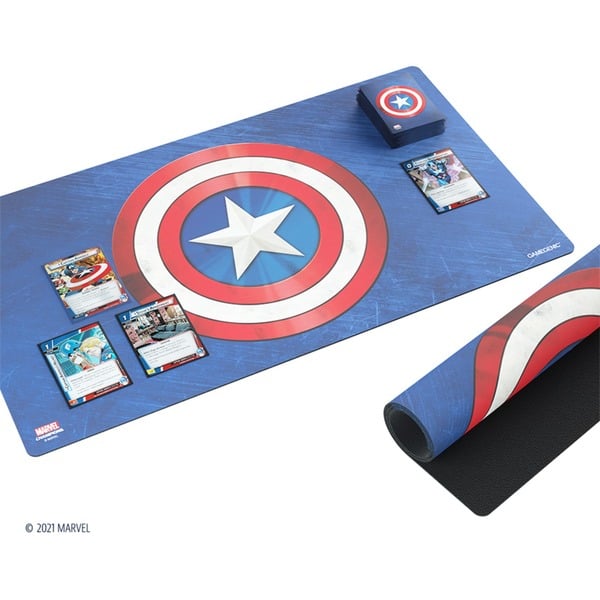 Asmodee Marvel Champions Captain America Playmat Speelmat