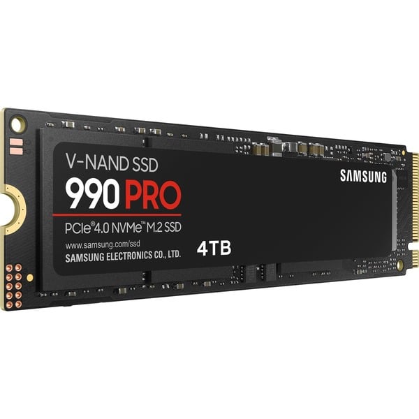 Samsung 990 PRO 4 TB SSD MZ-V9P4T0BW, PCIe Gen 4.0 x4, NVMe 2.0