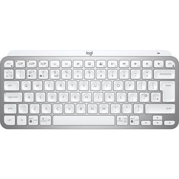 Logitech MX Keys Mini Minimalist Wireless Illuminated Keyboard, toetsenbord Lichtgrijs, US