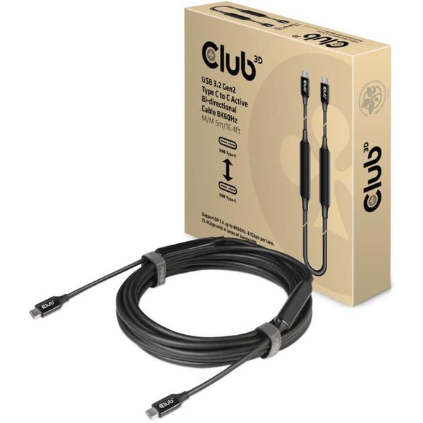 CLUB3D USB 5GBPS TYPE-A TO RJ45 ETHERNET M/F ADAPTER