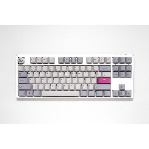 Diakritisch donker Anekdote Ducky One 3 Mist Grey TKL, toetsenbord Lichtgrijs, US lay-out, Cherry MX Red, RGB led, Double-shot PBT, Hot-swappable, QUACK Mechanics, 80% Diakritisch donker Anekdote Ducky One 3 Mist Grey TKL, toetsenbord Lichtgrijs, US lay-out, Cherry MX Red, RGB led, Double-shot PBT, Hot-swappable, QUACK Mechanics, 80%