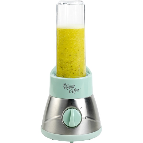 Gevlekt overstroming Heb geleerd Bestron AFM200M Smoothie Maker blender Roestvrij staal/mint, Incl. 2  meng/drinkbekers