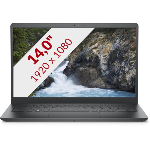 Dell Vostro 3425 91NKH 14 Laptop Zwart Ryzen 3 5425U Radeon Graphics 8 GB 256 GB SSD 