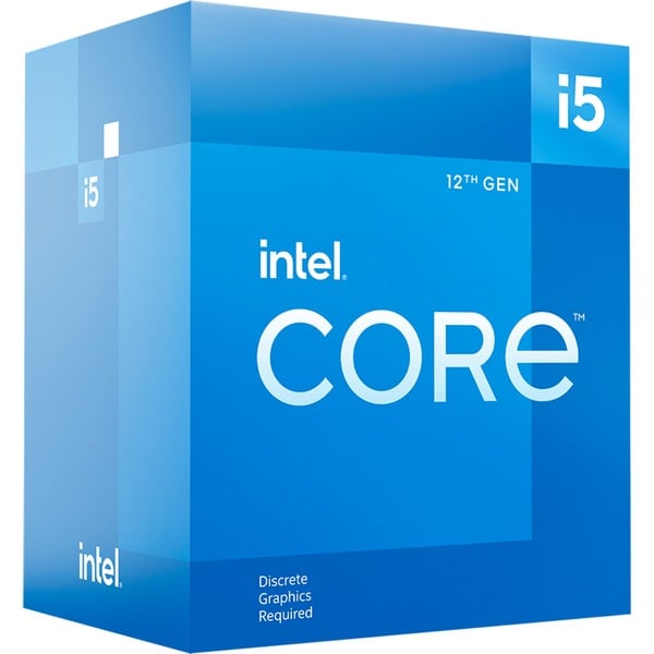 CPU Intel Core i5-12400f LGA1700 Intel® Core i5-12400F, 2,5 GHz (4,4 GHz Turbo Boost) socket 1700
