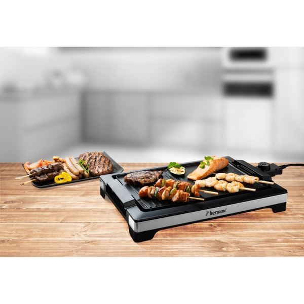Eigen Ziek persoon Overleving Bestron ABBQ2000S Tafelmodel barbecue grill elektrische bakplaat Zwart/zilver Eigen Ziek persoon Overleving Bestron ABBQ2000S Tafelmodel barbecue grill elektrische bakplaat Zwart/zilver