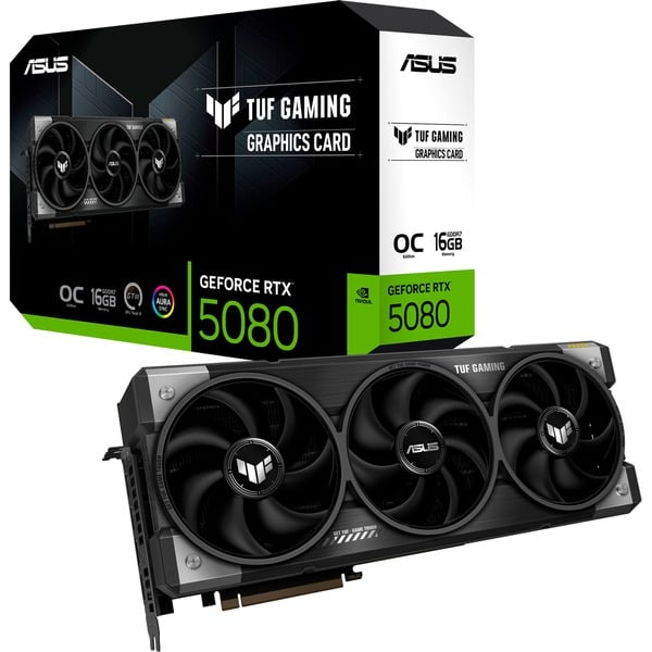 ASUS TUF Gaming GeForce RTX 5080 OC 16GB grafische kaart 3x