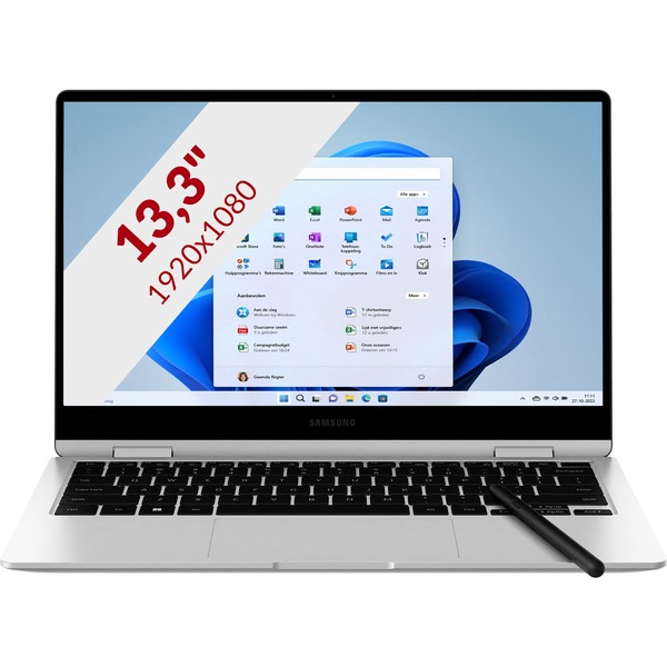 Samsung Galaxy Book3 360 (NP730QFG-KB1NL) 13.3" 2-in-1 laptop Zilver ...