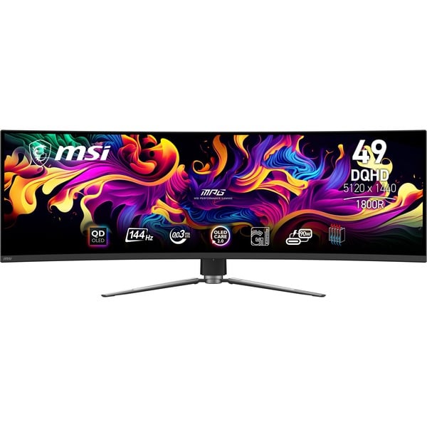 MSI 湾曲QD 有機EL 49インチ ゲーミングモニター MPG 491CQP MSI MPG 491CQP QD-OLED 49