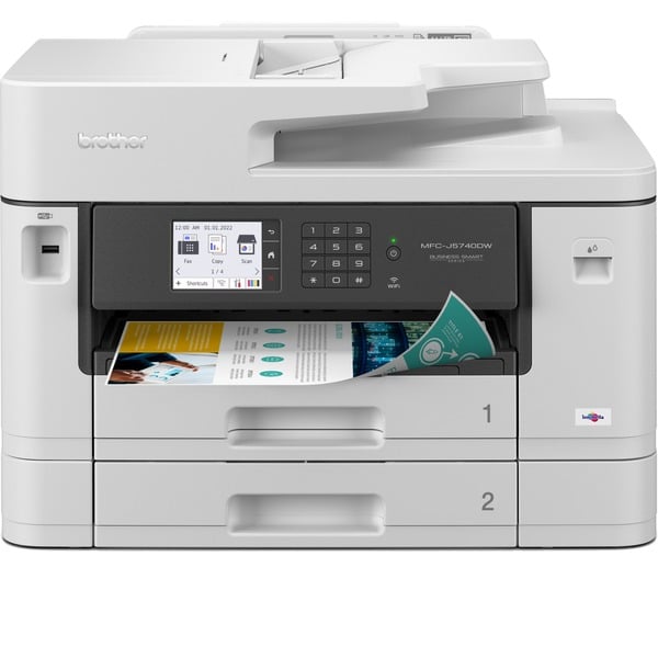 Brother MFCJ5740DW allinone inkjetprinter met faxfunctie Grijs
