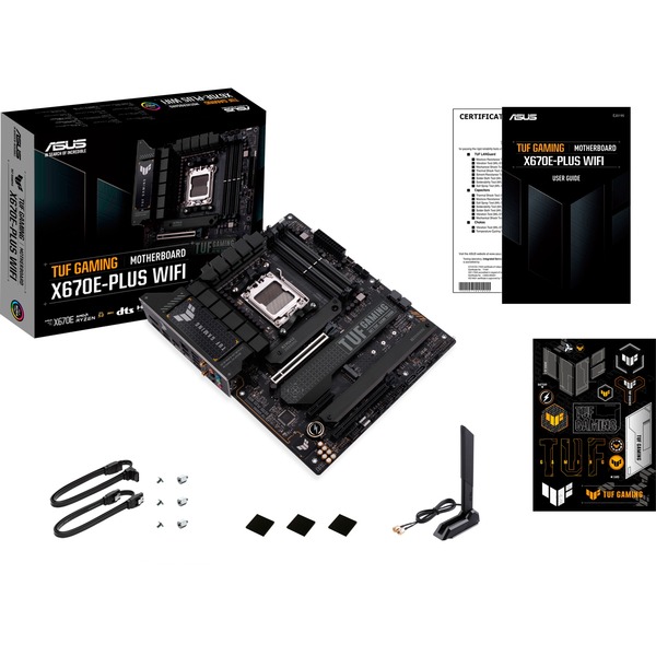 ASUS TUF GAMING X670EPLUS WIFI, socket AM5 moederbord RAID, 2.5GbLAN
