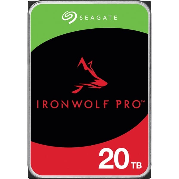 20TB 高性能HDD Seagate IronWolf Pro Seagate IronWolf Pro 20 TB harde schijf ST20000NT001, SATA/600, 24/7