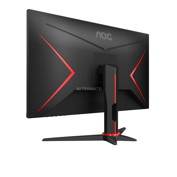 AOC Q27G2E/BK 27" gaming monitor Zwart/rood, 2x HDMI, 1x DisplayPort ...