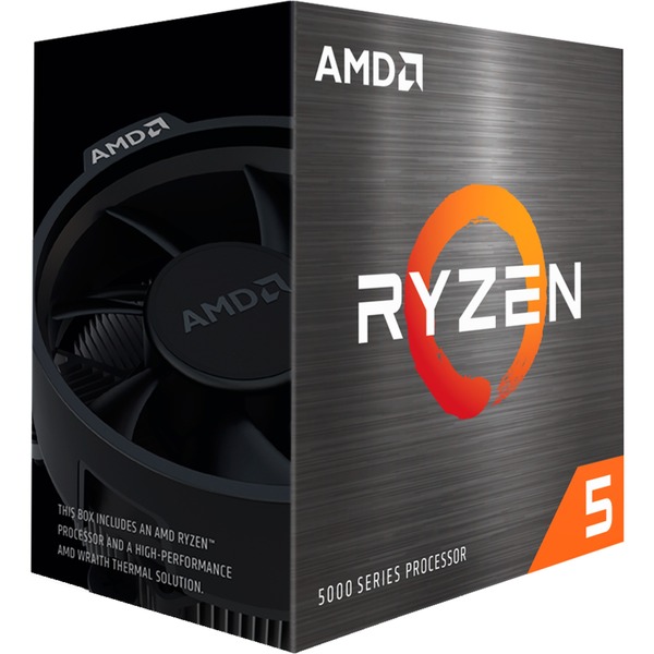 AMD Ryzen 5 5600X, 3,7 GHz (4,6 GHz Turbo Boost) socket AM4 processor Unlocked, Wraith Spire, Boxed