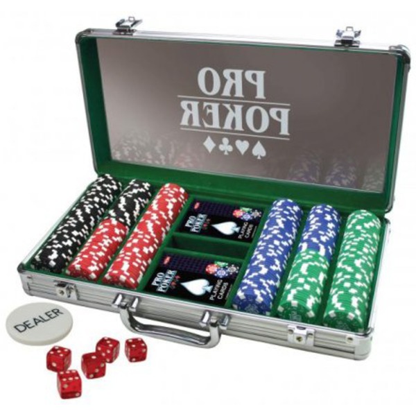 Tactic Pro Poker Case 300 chips Kaartspel Meertalig, 2 8 spelers