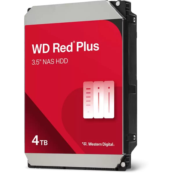 4tb 7200rpm 128?MBキャッシュSAS / 6?GB/s Sedベース i8my1cf WD Red Plus 4 TB harde schijf WD40EFZZ, SATA 600, 24/7