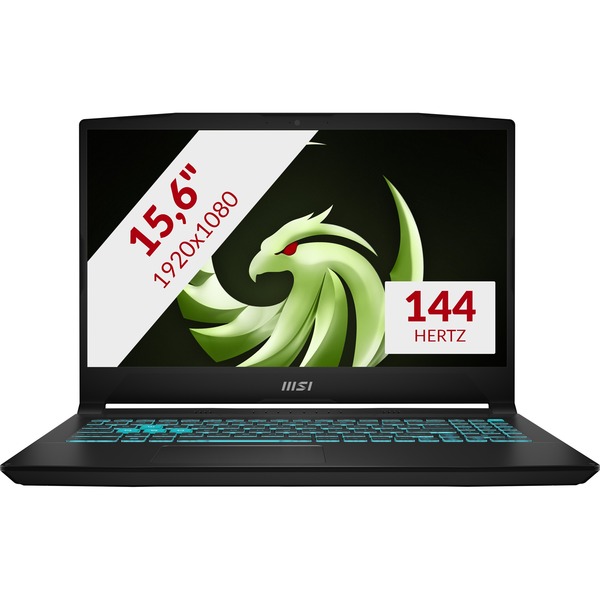 MSI Bravo 15 C7VF-003NL 15.6" gaming laptop Zwart | Ryzen 5 7535HS ...