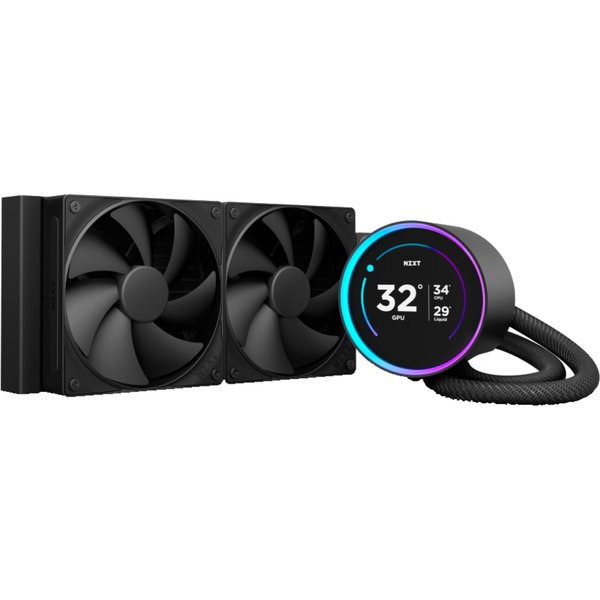 【値下げ】NZXT Kraken Elite 240 Black v2 NZXT Kraken Elite 240 waterkoeling Zwart
