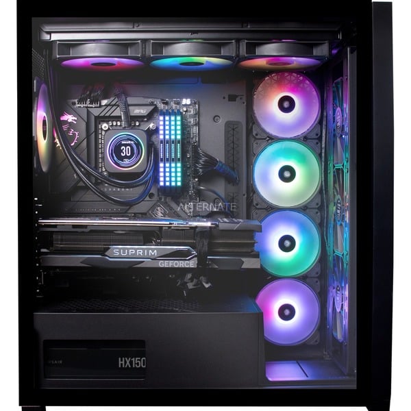 Thunderstorm by Alternate Xtreme+ i9 4080 iCue Edition gaming pc Zwart