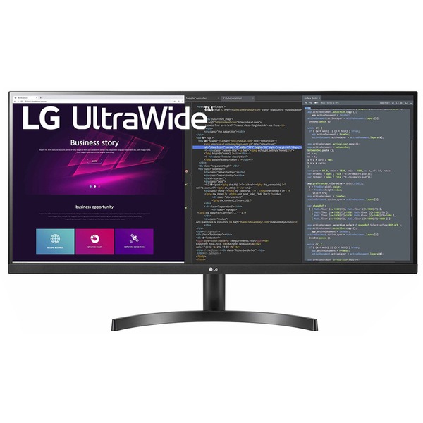 LG 34WN700-B UltraWide QHD HDR IPS-monitor Zwart, 2x HDMI, DisplayPort, AMD  FreeSync