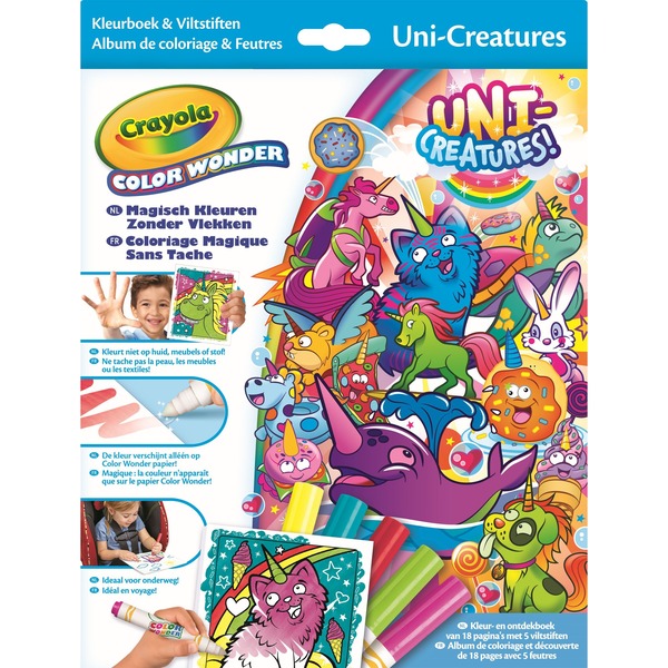 Crayola Color Wonder Uni Creatures Kleurboek
