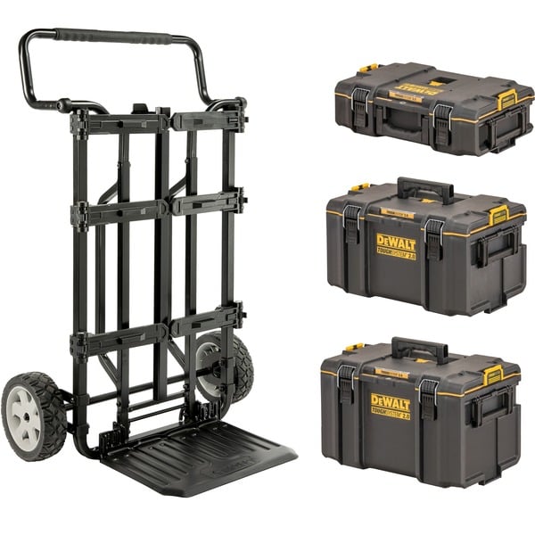 DWST83401-1 ToughSystem 2.0 4-in-1 set met trolley gereedschapskist