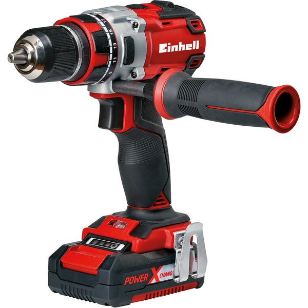 Einhell Professional accu-klopboorschroevendraaier TP-CD 18/80 Li-i BL-Solo Power X-Change (18 V, brushless, 80 Nm, klopboorfunctie, boorkop 13 mm, 2 versnellingen, zonder accu Einhell Professional accu-klopboorschroevendraaier TP-CD 18/80 Li-i BL-Solo Power X-Change (18 V, brushless, 80 Nm, klopboorfunctie, boorkop 13 mm, 2 versnellingen, zonder accu