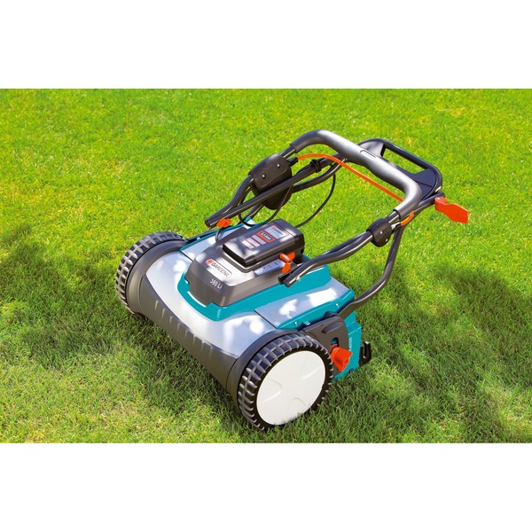 GARDENA Accu kooimesmaaier 380 Li kooimaaier Turquoise/zwart, 402520