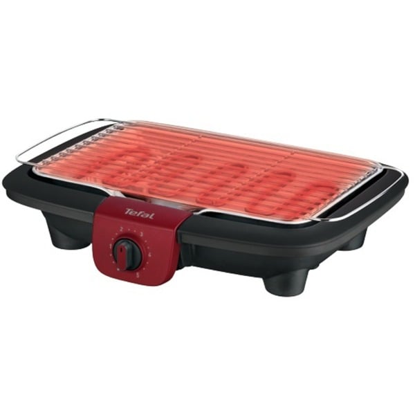 Bij hiërarchie inhoud Tefal EasyGrill Adjust Red BG90E5 elektrische barbecue Zwart/rood