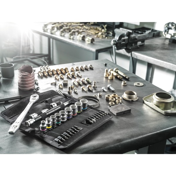 Wera 8100 SA 7 Zyklop Metal Ratelset Zyklop | 1/4 Inch