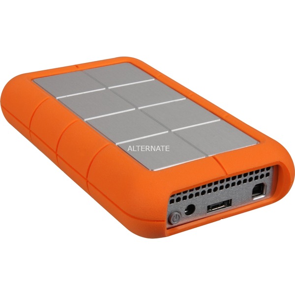LaCie Rugged XL 1 TB externe harde schijf Oranje/zilver