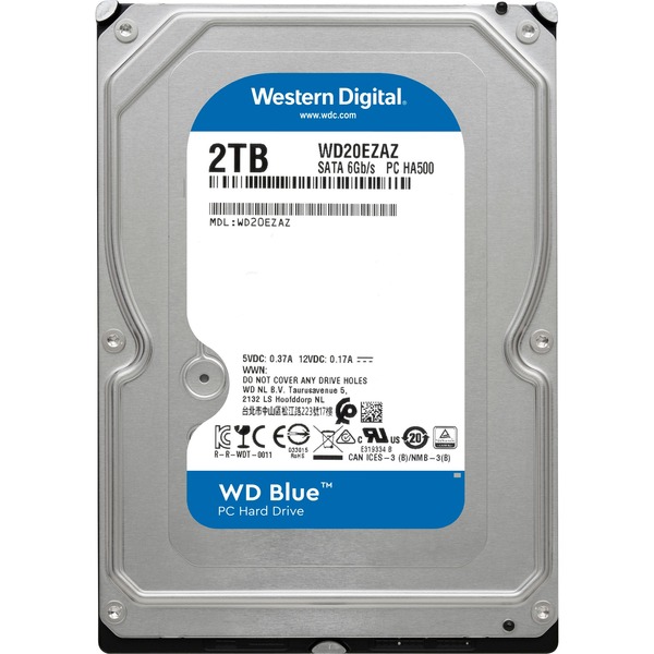 WD Blue, 2 harde schijf SATA 600, WD20EZAZ,