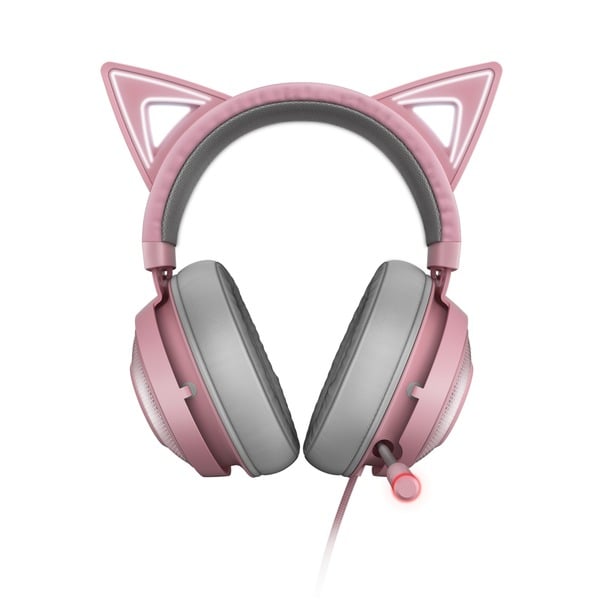 Razer Kraken Kitty Edition Quartz gaming headset Roze, Pc