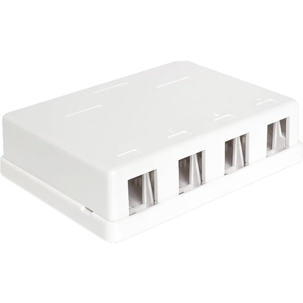 Keystone Surface Mounted Box 4 Port behuizing