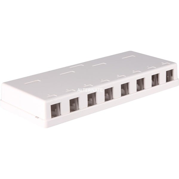 Keystone Surface Mounted Box 8 Port behuizing