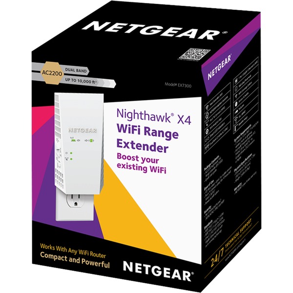 NETGEAR EX7300 Nighthawk X4 mesh router Wit