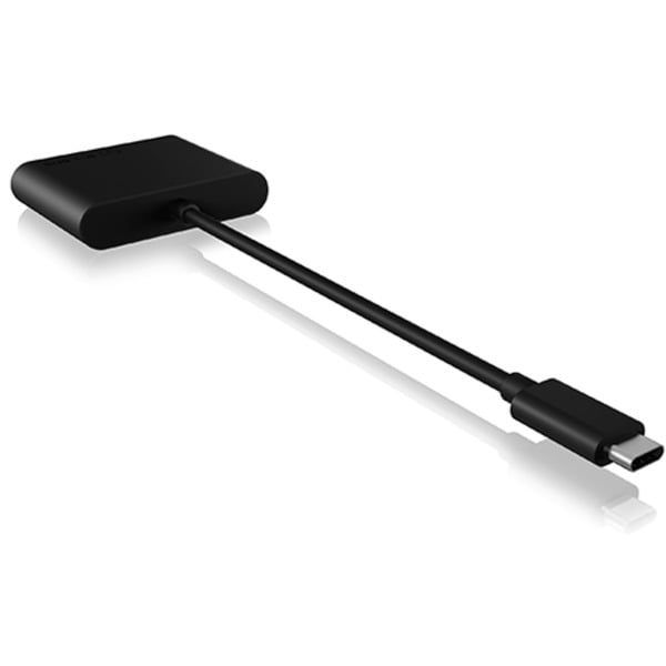 ICY BOX IB-CR404-C31 kaartlezer Zwart, USB-C, USB-A